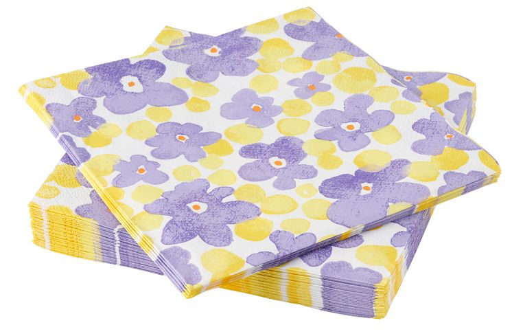 TJÄRLEK servietter med blomster 30 stk. 15,00 DKK.jpg