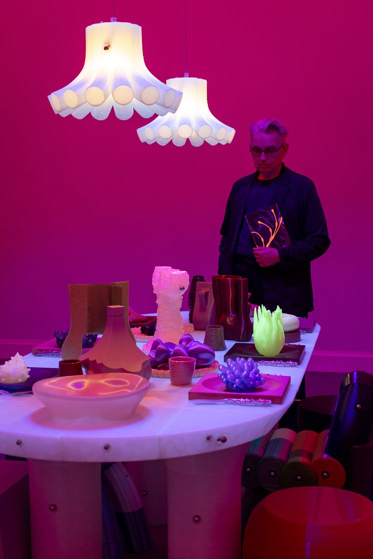 Installationsvy The Liminal Eatery, Wang & Söderström, 2025