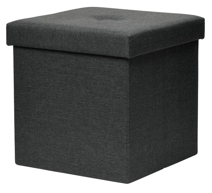 NYHET! Pouf with storage Penny 37,5x38 cm Black Polyester 17,90  EUR.jpg