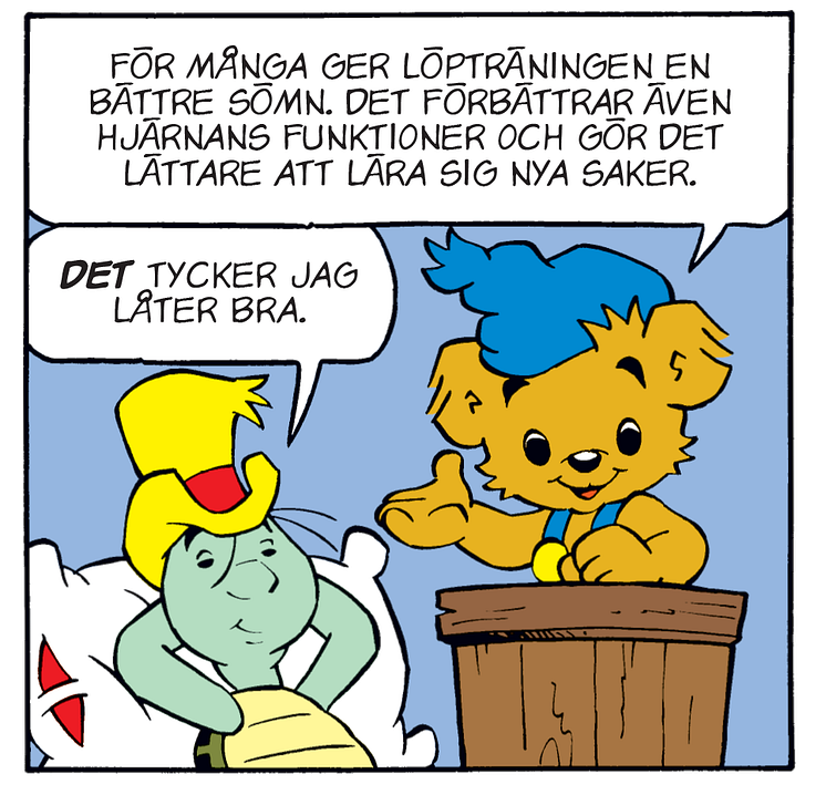 Bamses skola löpning