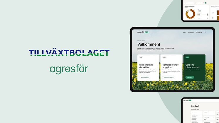 Agronod och Tillväxtbolaget i nytt samarbete 