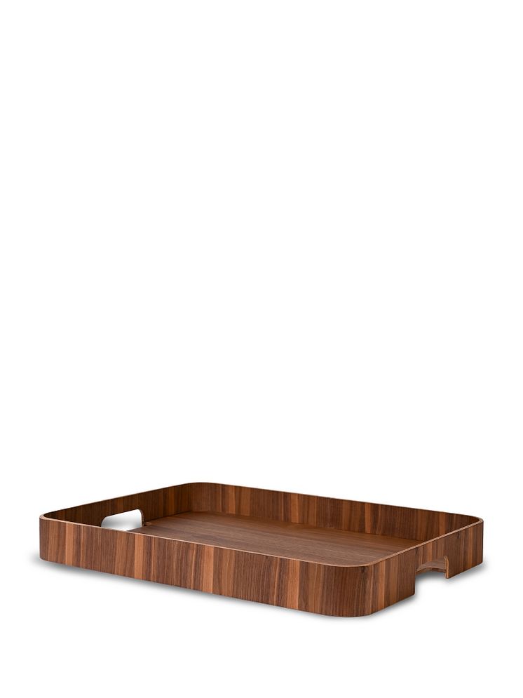 Hanna tray large dark brown
