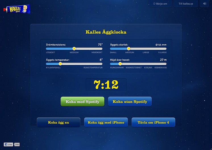 Kalles - äggkampanj