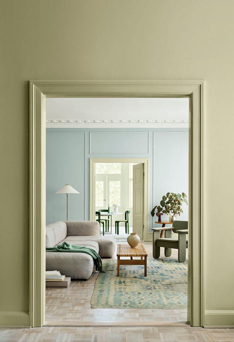 JOTUN LADY 6167 Spring Breeze 8596 Sunny Green 7718 Secret Green 9918 Klassisk Hvit.jpg