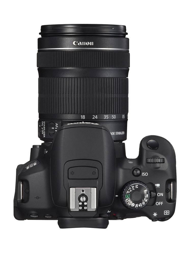 Canon EOS 650D ovanifrån 18-135 mm