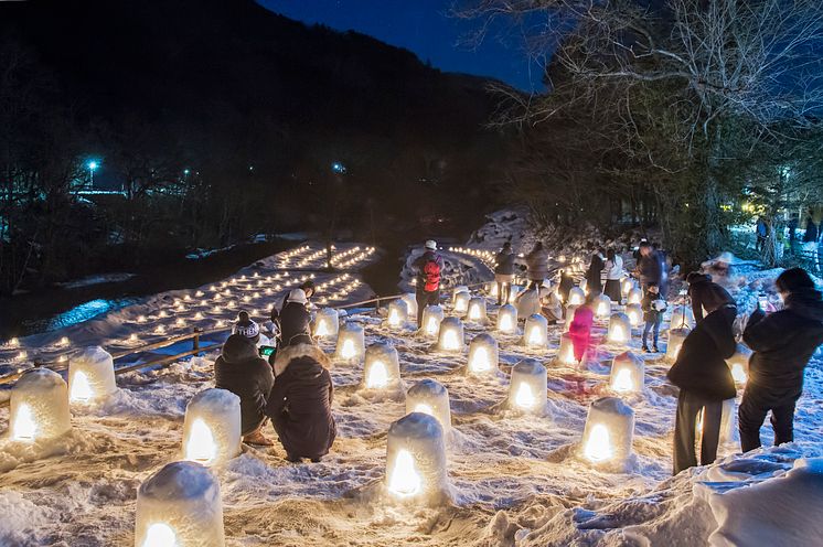 Yunishigawa Onsen Kamakura Snow Hut Festival