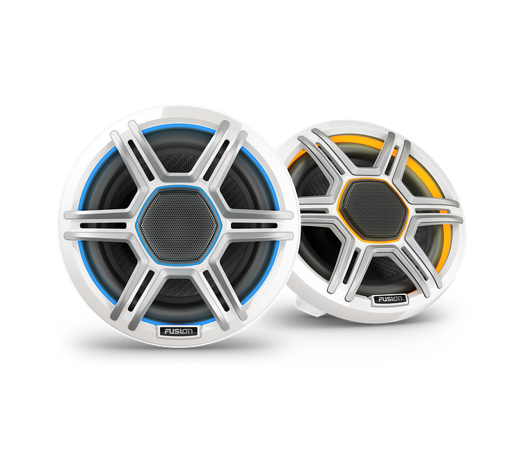 Garmin_Fusion Apollo Speakers_6,5 Zoll SportsWhite_Blau und Orange (c) Garmin Deutschland.png