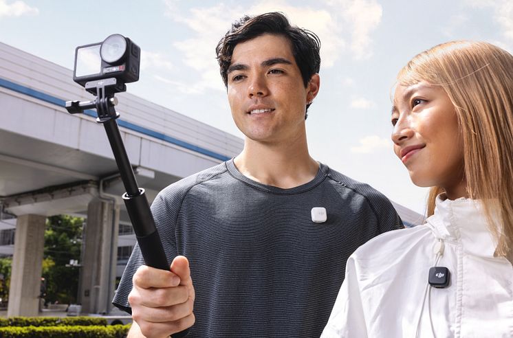 KOL Shooting DJI Mic Mini Transmitter (Infinity Black) &(Arctic White) Connecting with OA5Pro.jpg