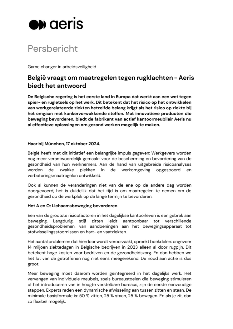 20241017_Persbericht_Aeris_Wet tegen rugpijn.pdf