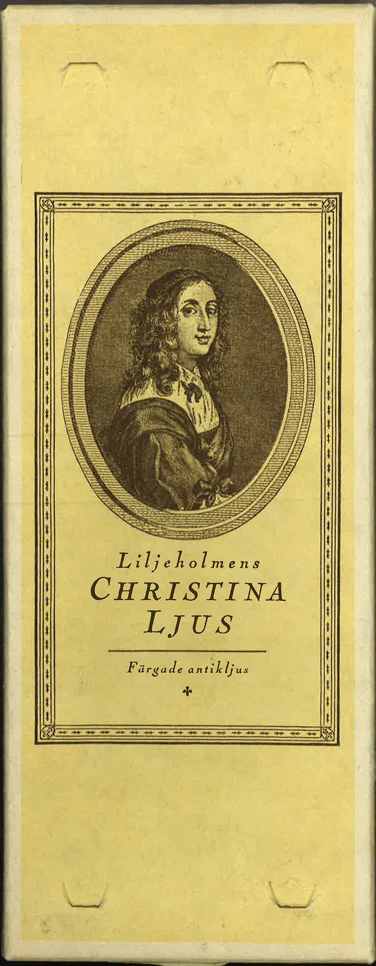 Gammal förpackning, Christinaljus,, Liljeholmens Stearinfabrik
