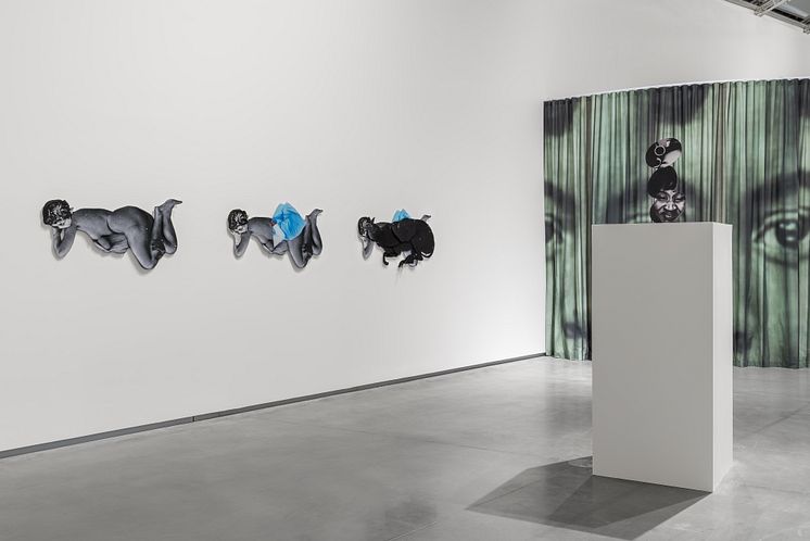 Exhibition view, Frida Orupabo, On Lies, Secrets and Silence. © Astrup Fearnley Museet, 2024. Photo: Christian Øen
