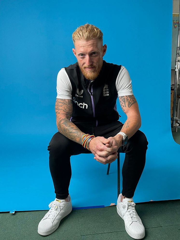 Ben Stokes supporting Rainbow Laces.jpeg