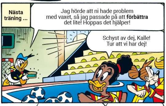 Kalle Anka Jamina Roberts serieruta