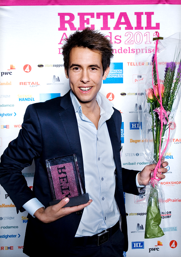 Vinnare Årets butikssäljare Retail Awards 2011