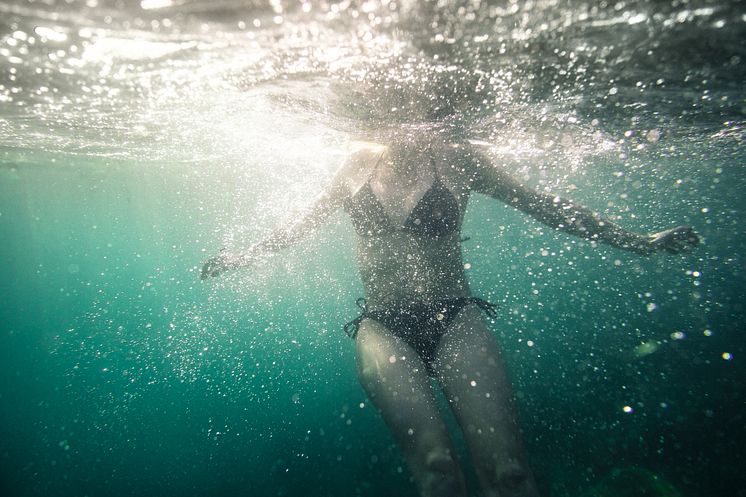 Schwimmen im Genfersee