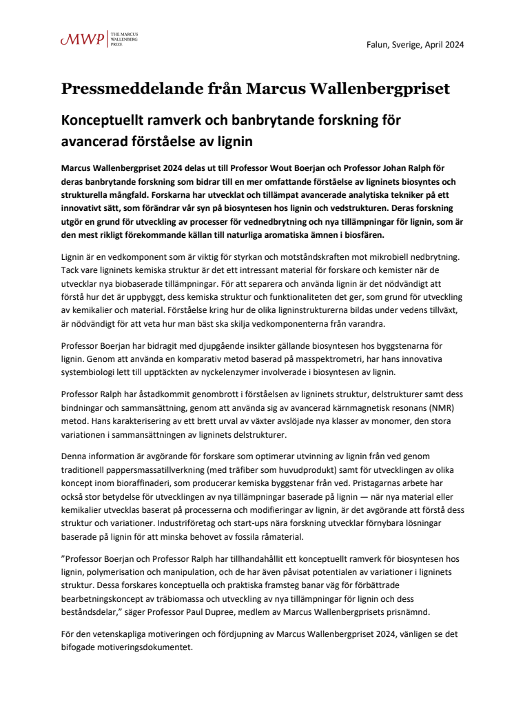 MWP 2024 Press release announcement SWEDISH.pdf