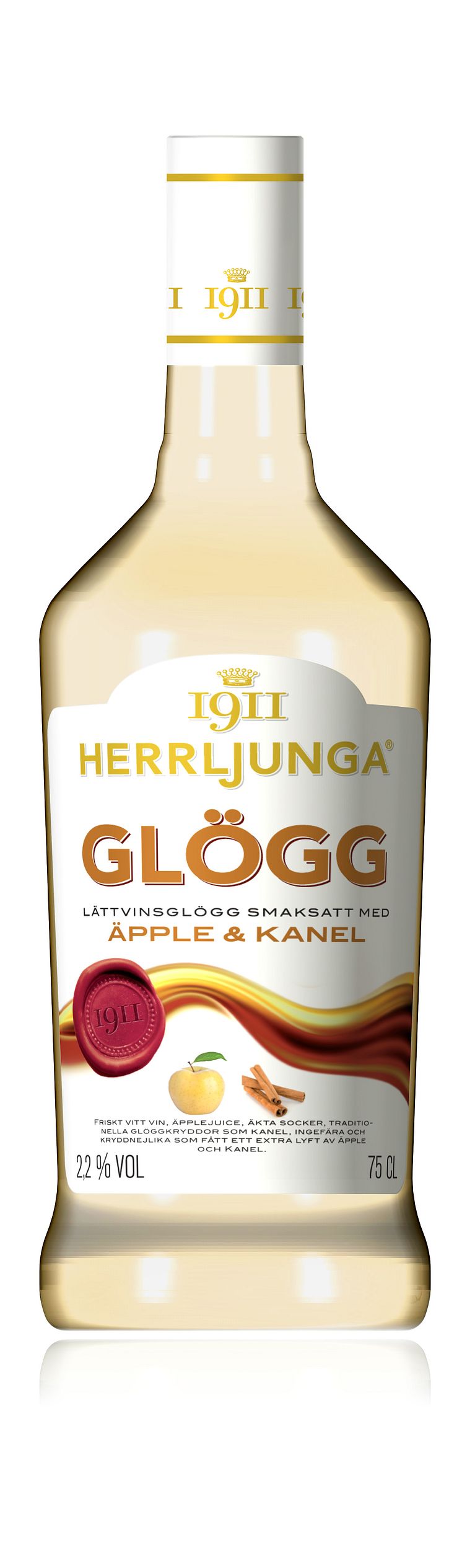 Herrljunga 1911 Lättvinsglögg - Äpple & Kanel