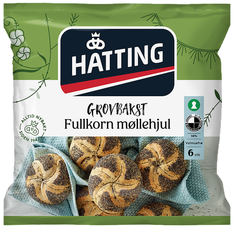 Pose med Hatting Fullkorn møllehjul