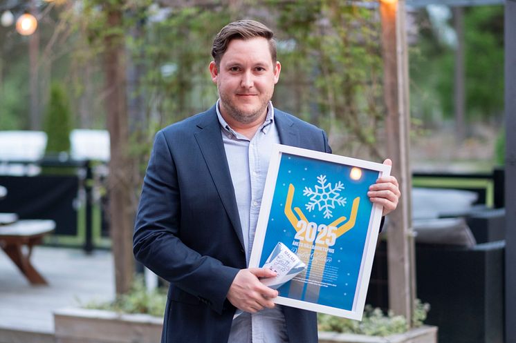 Michael Lindgren, anläggningschef Dundret. Mottagare av Årets Hållbarhetspris