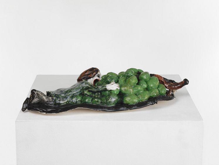 Klara Kristalova, Gluttony, 2009. Glazed stoneware. Courtesy of Alison Jacques Gallery