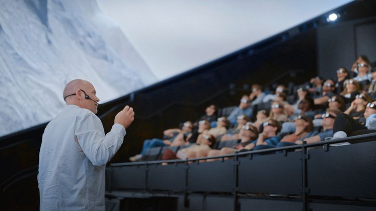 WASP:s ordförande Anders Ynnerman på Visualiseringscenter i Norrköping 2024. 
