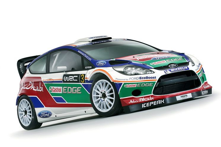 Fords helt nya rallybil, Fiesta RS World Rally Car premiärvisas - bild 1