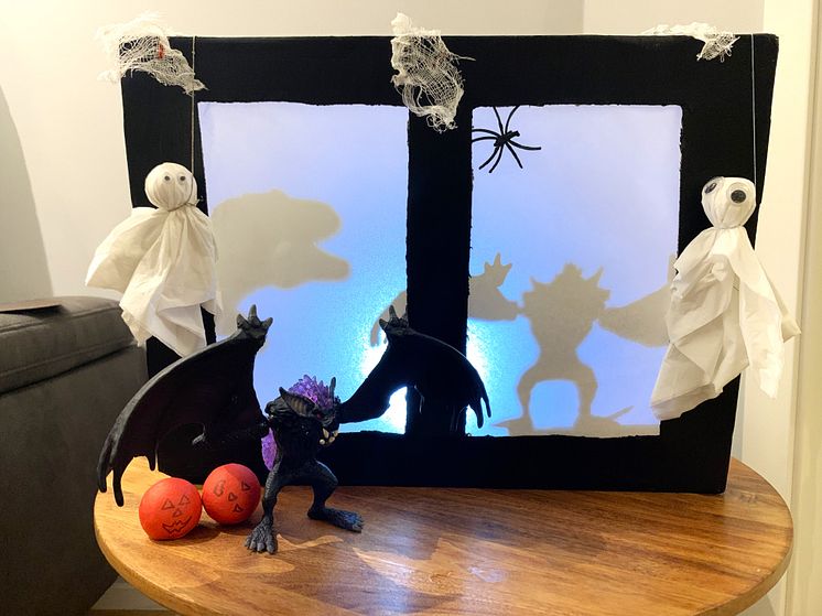 Halloween Leuchtendes Grusel Fenster