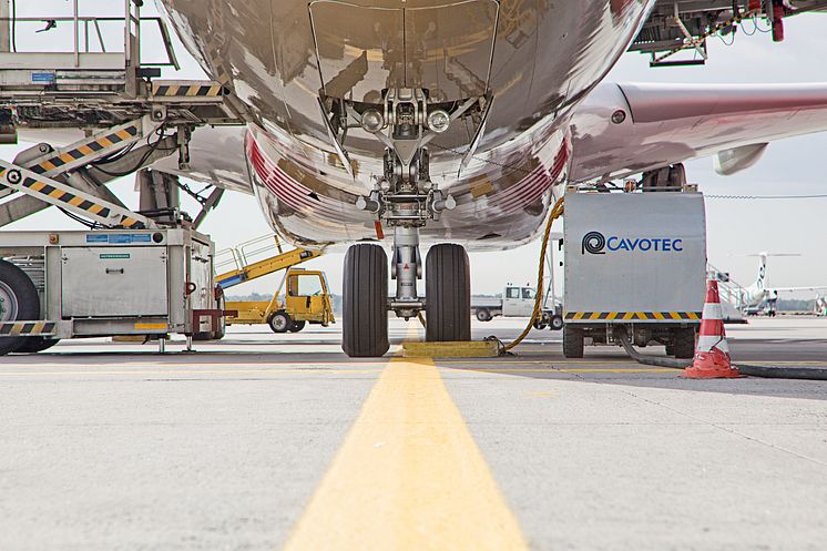 Cavotec caddy at Frankfurt Airport