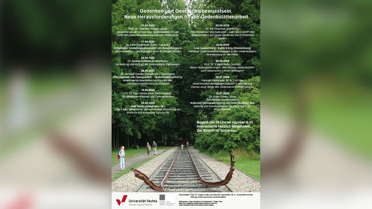  „Gestaltung und Auftrag der Gedenkstätte Esterwegen“ | Öffentliche Vortragsreihe zu aktuellen Erfordernissen und neuen Konzepten des Gedenkens an die Verbrechen der nationalsozialistischen Diktatur
