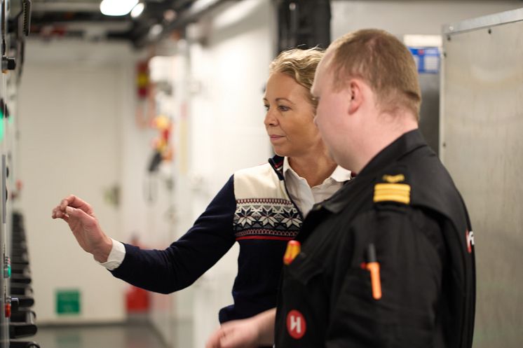 Hedda Felin på MS Richard With