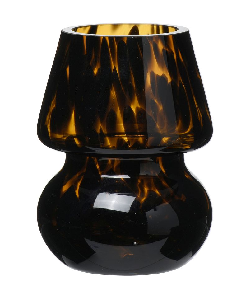 NYHET! Tea light holder Enya 9x12 cm Amber Glass 7,99 EUR.jpg