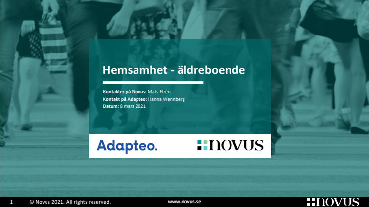 Hemsamhet - äldreboende