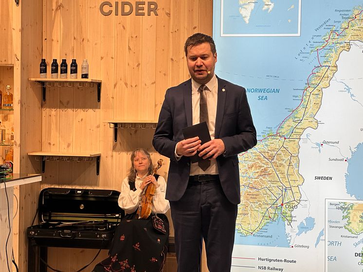 official opening of the Norwegian stand at IGW 2025