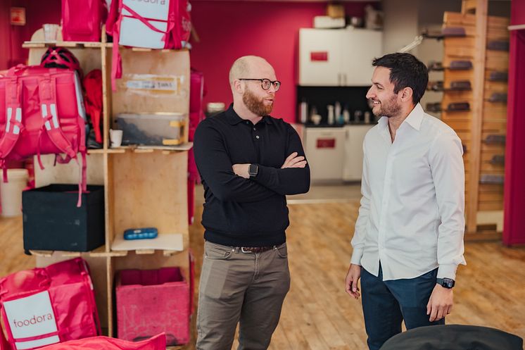 Prashant Søegaard, administrerende direktør i foodora