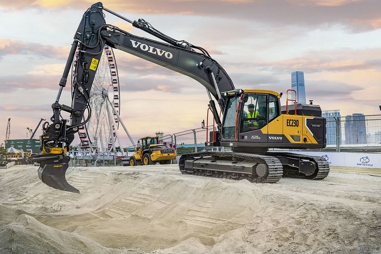 Volvo EC230 Electric - livscykelanalys