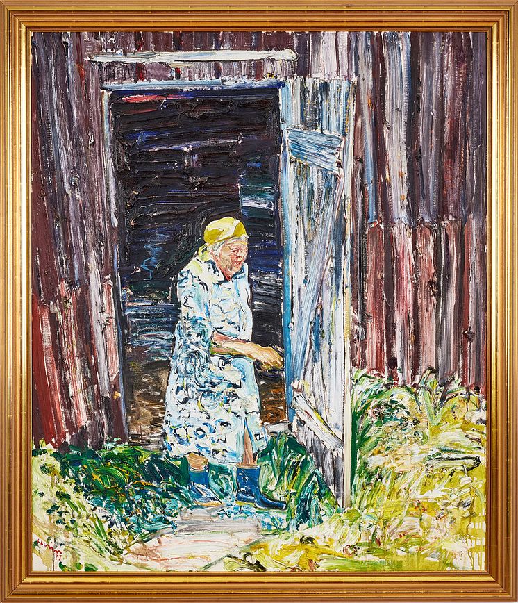 “Erika i Länsmanshöjden II” av Lars Lerin