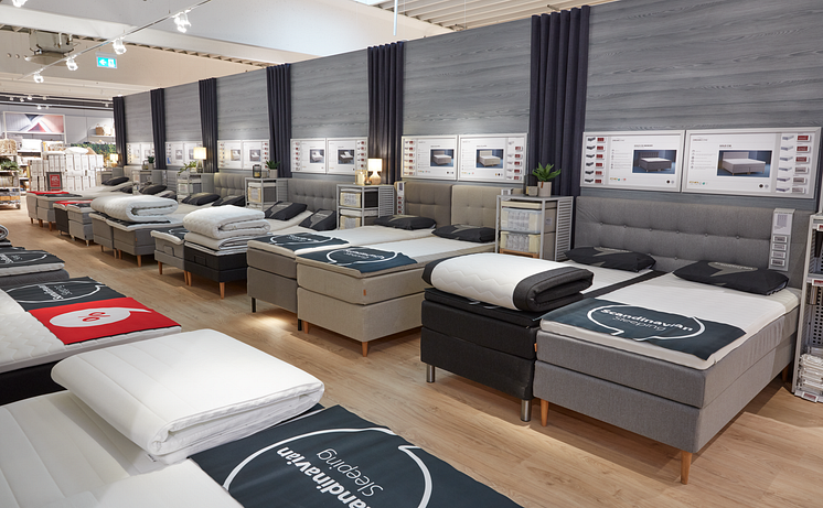 JYSK store mattress studio