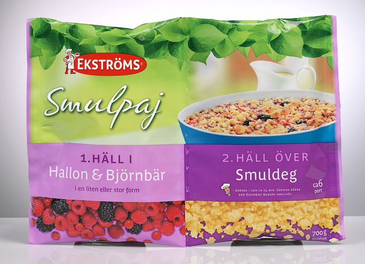 Ekströms Smulpaj – Hallon/Björnbär