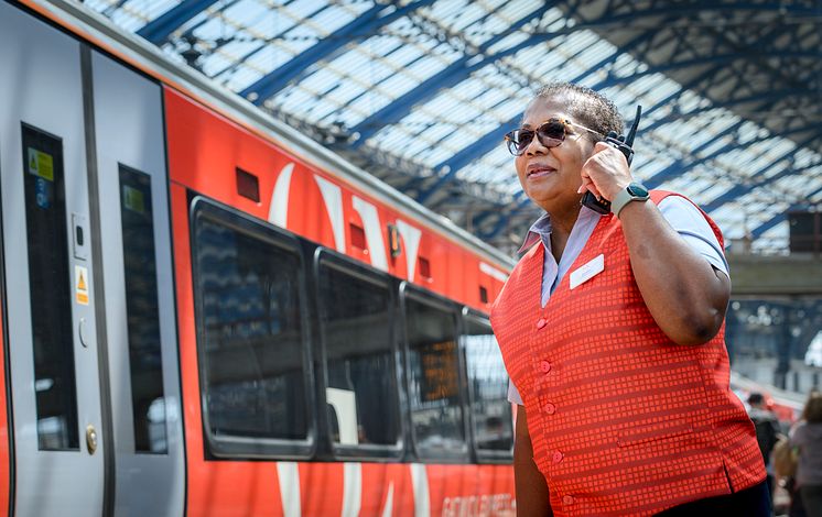 After nearly 30 years of work for Gatwick Express, Beverley Gordon is one of the longest-serving employees at the rail operator