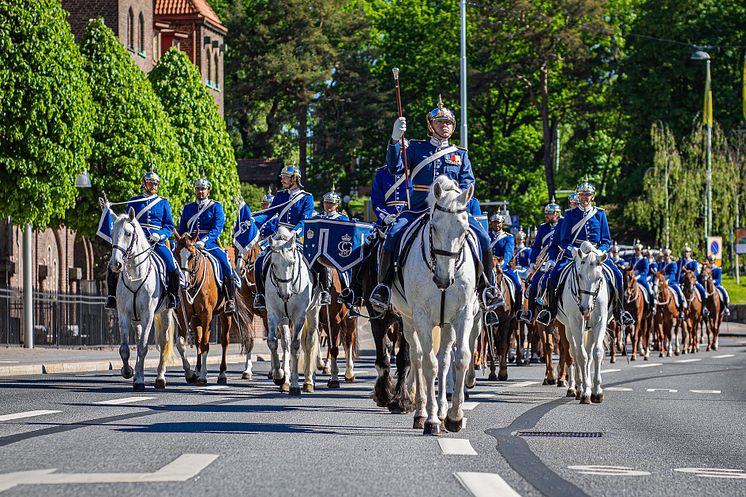 Beriden Högvakten - Vaktparad - 2 - Foto, Felicia Murkes.jpg