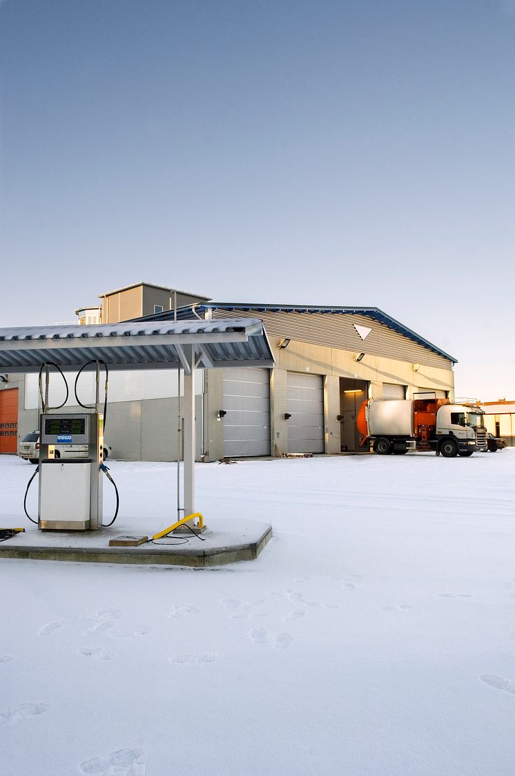 Biogasanläggningen i Skellefteå