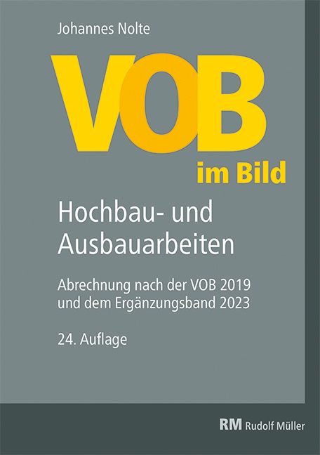 VOB im Bild – Hochbau- und Ausbauarbeiten, 24. Auflage (jpg/web)
