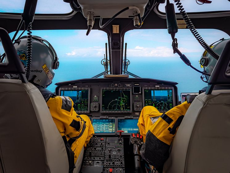 Cockpit i helikopter