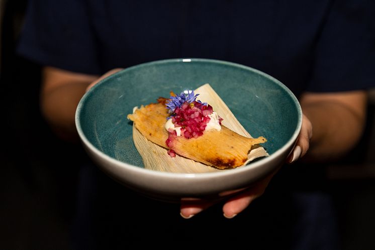 Tamales med klippfisk fra Mexico