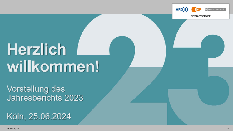 Präsentation zum Jahresbericht 2023