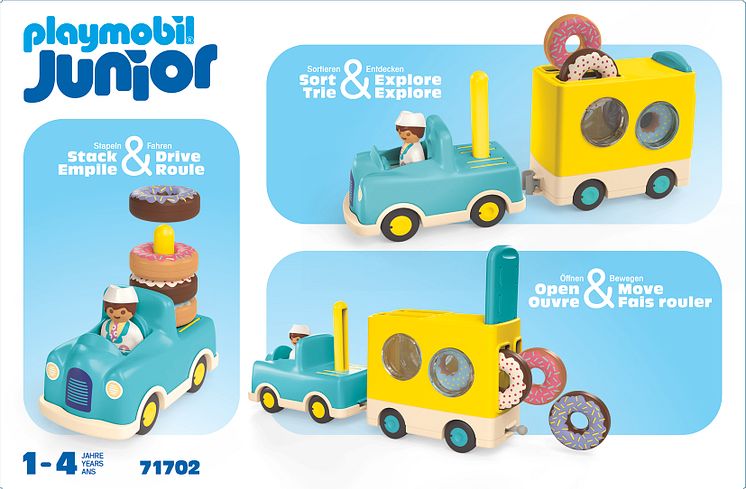 Verrückter Donut Truck von PLAYMOBIL JUNIOR (71702)