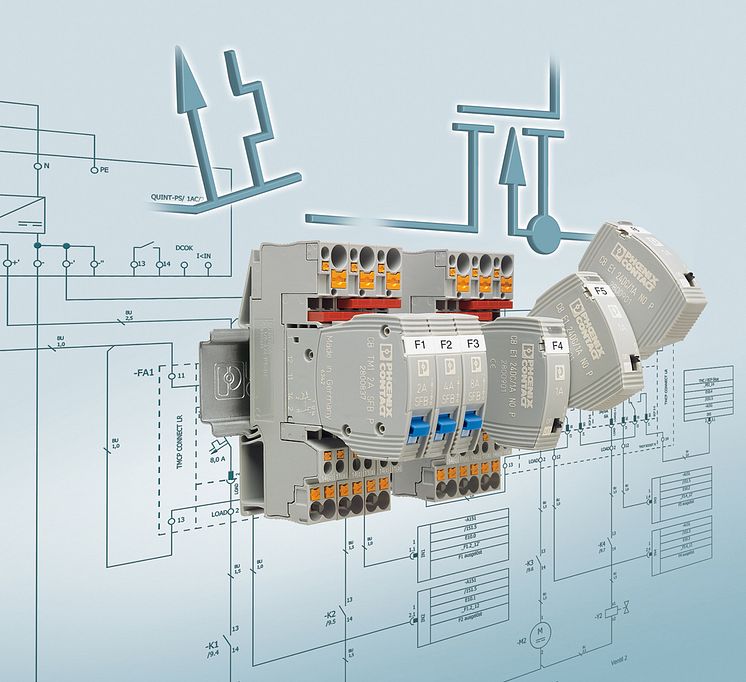 De nya elektroniska och termomagnetisk automatsäkringarna från Phoenix Contact