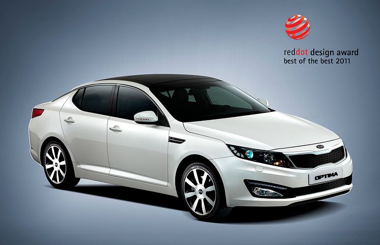 Kia Optima 'red dot'-vinnare