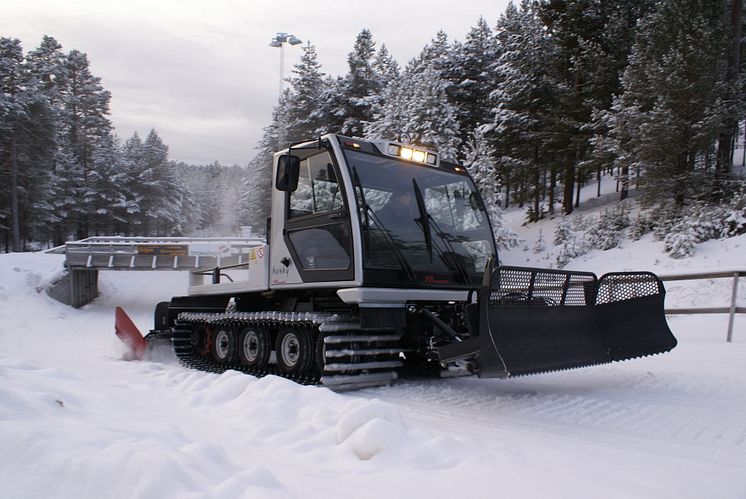 20 kilometer konstsnöspår i Mora