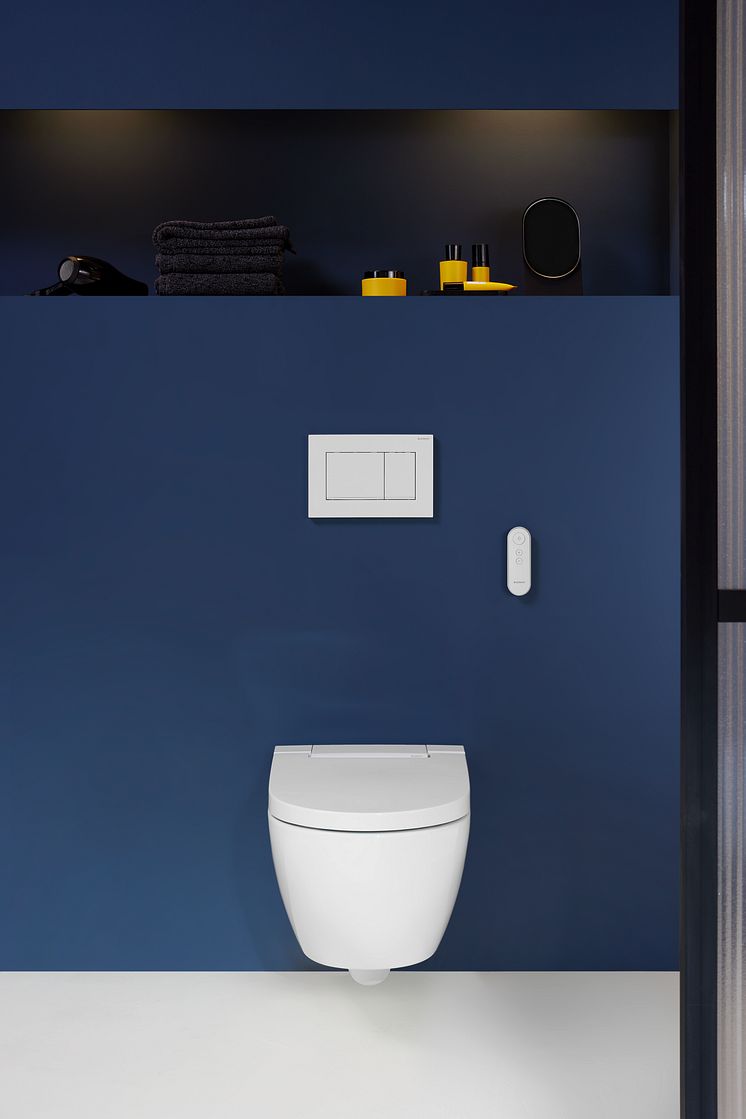 2024_Geberit AquaClean Alba_Hotel_Remote control_wall bracket_Sigma30_Room without bed_Original.tif